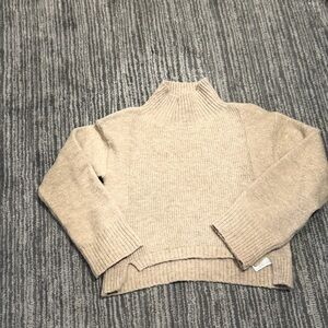 Topshop Beige Turtleneck Sweater